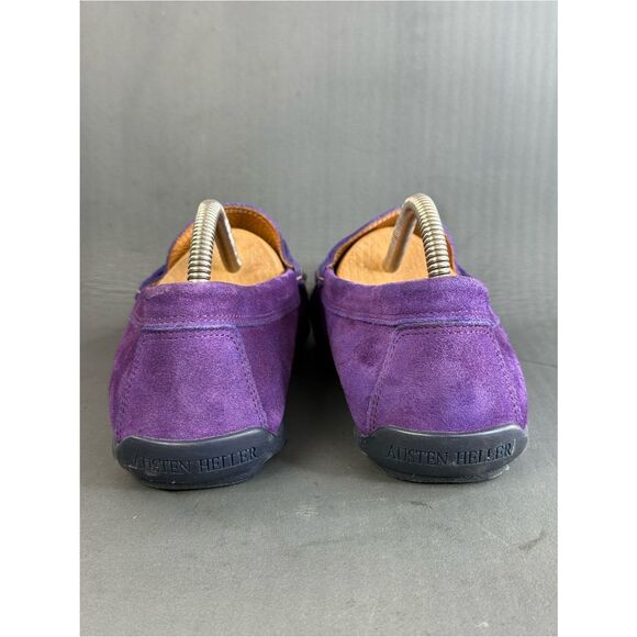 AUSTIN HELLER CUSTOM PURPLE DRIVERs loafer shoes men’s size 10.5 main image 5